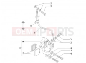 PIAGGIO Liberty 125 4T PTT (FR) Brakes pipes - Calipers
