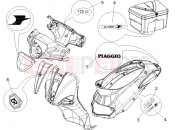 PIAGGIO Liberty 125 4T PTT (FR) Plates - Emblems