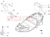 PIAGGIO Liberty 125 4T PTT (FR) Remote control switches - Battery - Horn