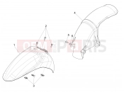 PIAGGIO Liberty 125 4T PTT (E) Wheel huosing - Mudguard