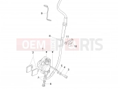 PIAGGIO Liberty 125 4T PTT (E) Brakes pipes - Calipers