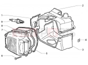 PIAGGIO Cilinder head cover