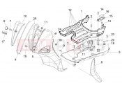 PIAGGIO Front shield - foot board - spoiler