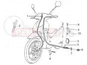 PIAGGIO Odometer transmissions - rear brake