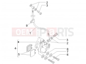 PIAGGIO Liberty 150 Brakes pipes - Calipers