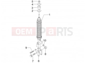 PIAGGIO Liberty 150 Rear suspension - Shock absorber/s