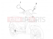 PIAGGIO Liberty 150 tükör