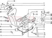PIAGGIO Front shield-foot board-spoiler