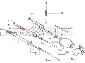 PIAGGIO motorfelfüggesztés