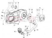 PIAGGIO Liberty 200 Sport Crankcase cover - Crankcase cooling