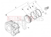 PIAGGIO Liberty 200 Sport Cylinder-piston-wrist pin unit