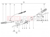 PIAGGIO Liberty 200 Sport Handlebars - Master cil.