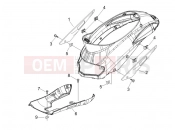 PIAGGIO Liberty 200 Sport Side cover - Spoiler