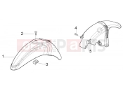 PIAGGIO FRONT AND REAR MUDGUARD