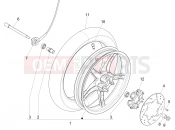 PIAGGIO FRONT WHEEL