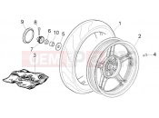 PIAGGIO REAR WHEEL