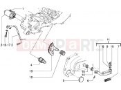 PIAGGIO Starting motor-starter lever