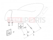 PIAGGIO Liberty 50 2T Saddle/seats