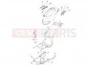 PIAGGIO Liberty 50 2T oldal burkolat - idomzat
