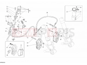 DUCATI Superbike 1098 S Tricolore FRONT BRAKE SYSTEM » BRAKING SYSTEM