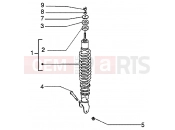 PIAGGIO Rear damper