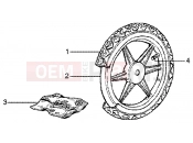 PIAGGIO Rear wheel