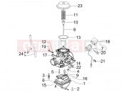 PIAGGIO Liberty 50 4T Carburetor's components