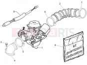 PIAGGIO Liberty 50 4T Carburettor, assembly - Union pipe