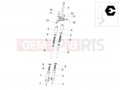 PIAGGIO Liberty 50 4T Delivery Fork's components (Escorts)