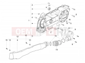 PIAGGIO Liberty 50 4T Delivery Crankcase cover - Crankcase cooling