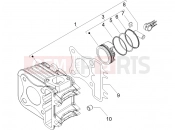 PIAGGIO Liberty 50 4T Delivery Cylinder-piston-wrist pin unit