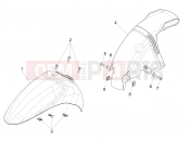 PIAGGIO Liberty 50 4T Delivery Wheel huosing - Mudguard