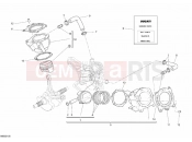 DUCATI Superbike 1098 S Tricolore CYLINDER - PISTON » ENGINE CASE