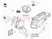 PIAGGIO Liberty 50 4T Plates - Emblems