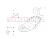 PIAGGIO Liberty 50 4T Remote control switches - Battery - Horn