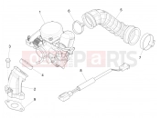 PIAGGIO Liberty 50 4T Carburettor, assembly - Union pipe
