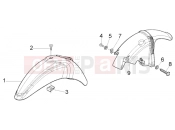 PIAGGIO Front and rear mudguard