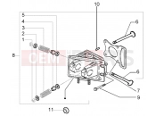 PIAGGIO Head - valves