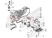 PIAGGIO Pump group - oil pan