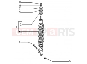 PIAGGIO Rear damper