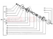 PIAGGIO DRIVEN PULLEY