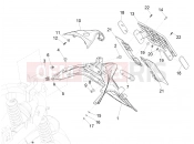PIAGGIO Medley 150 4T ie ABS Rear cover - Splash guard
