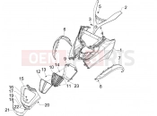 PIAGGIO MP3 125 Hibrid Front shield