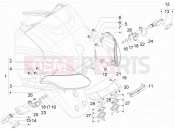 PIAGGIO MP3 250 ie LT hátsó lámpa - irányjelző