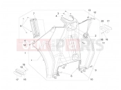 PIAGGIO MP3 250 ie MIC (USA) Front glove-box - Knee-guard panel
