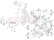 PIAGGIO MP3 300 4T 4V ie ERL Hibrid Fork/steering tube - Steering bearing unit