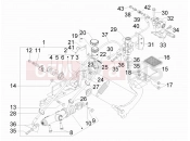 PIAGGIO MP3 300 4T 4V ie LT Hibrid fékpedál