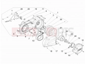 PIAGGIO MP3 300 4T 4V ie LT Hibrid oldaldekli - varióváltó hűtés