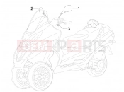 PIAGGIO MP3 300 4T 4V ie LT Hibrid tükör