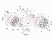 PIAGGIO MP3 300 4T 4V ie LT Hibrid első kerék